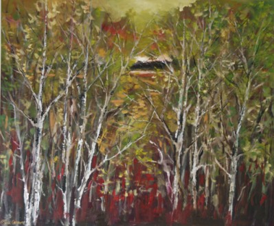 Through the Trees 30 x 36