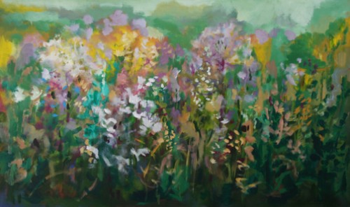 The Joy in a Country Garden 24x40