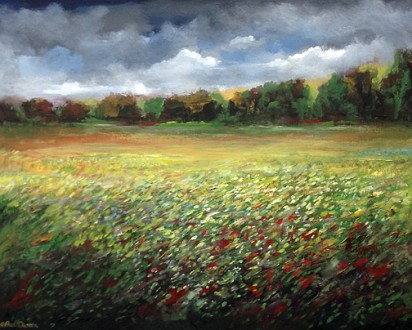 Among the Wildflowers 24 x 30