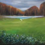 Forest Pond, 40 x 40