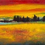 Golden, 36 x 48